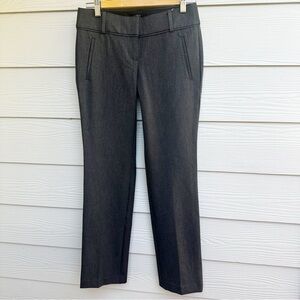 Loft Marisa Straight dark gray low waist pants new with tag size 00